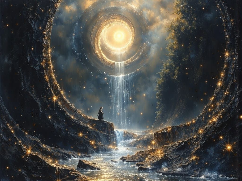 Lord of the Rings Landscape with Shining Jewel