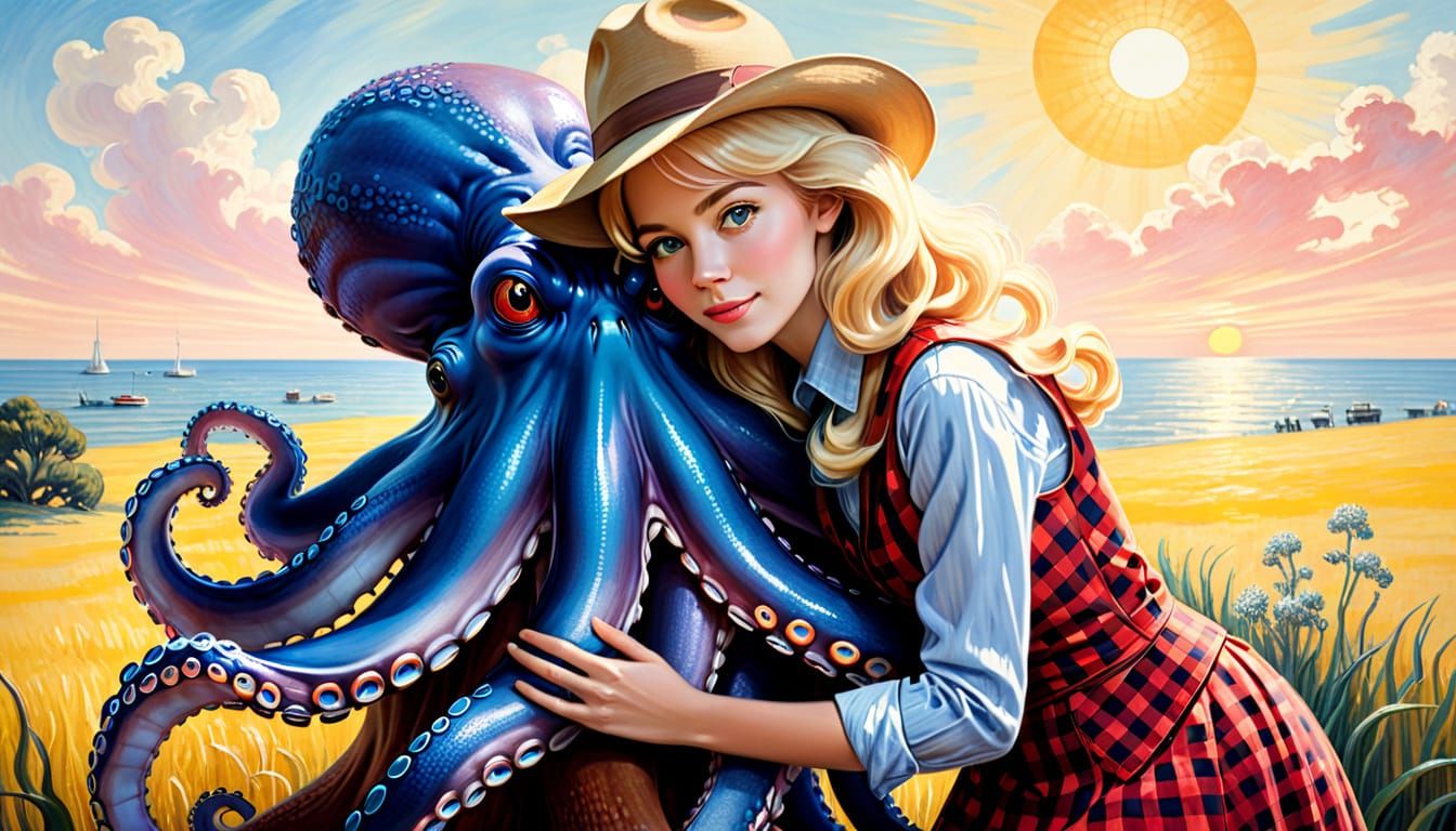 Impressionistic Beauty in Warm Sunlight