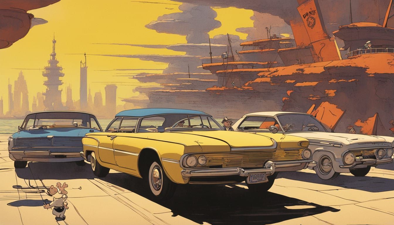 Classic Cartoon Legends Unite in Vibrant Nostalgic Scene