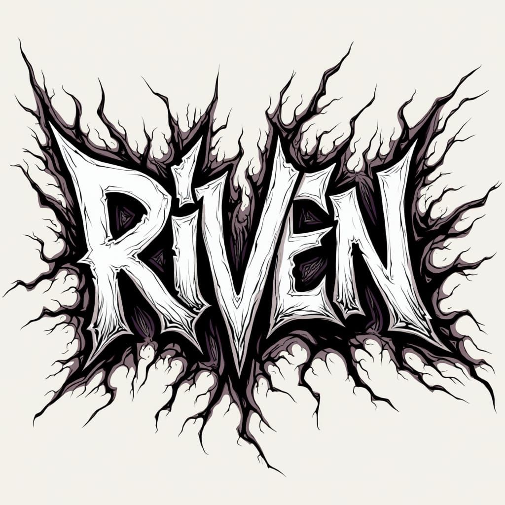 Riven in Wildstyle Graffiti