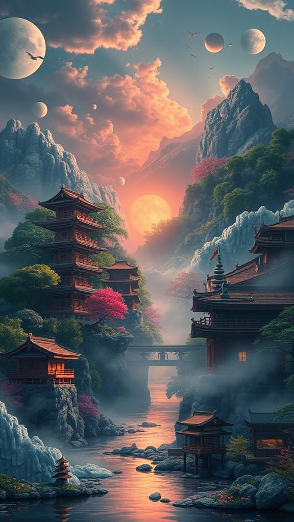 Japanese Fantasies: Splendid Scenes Collide