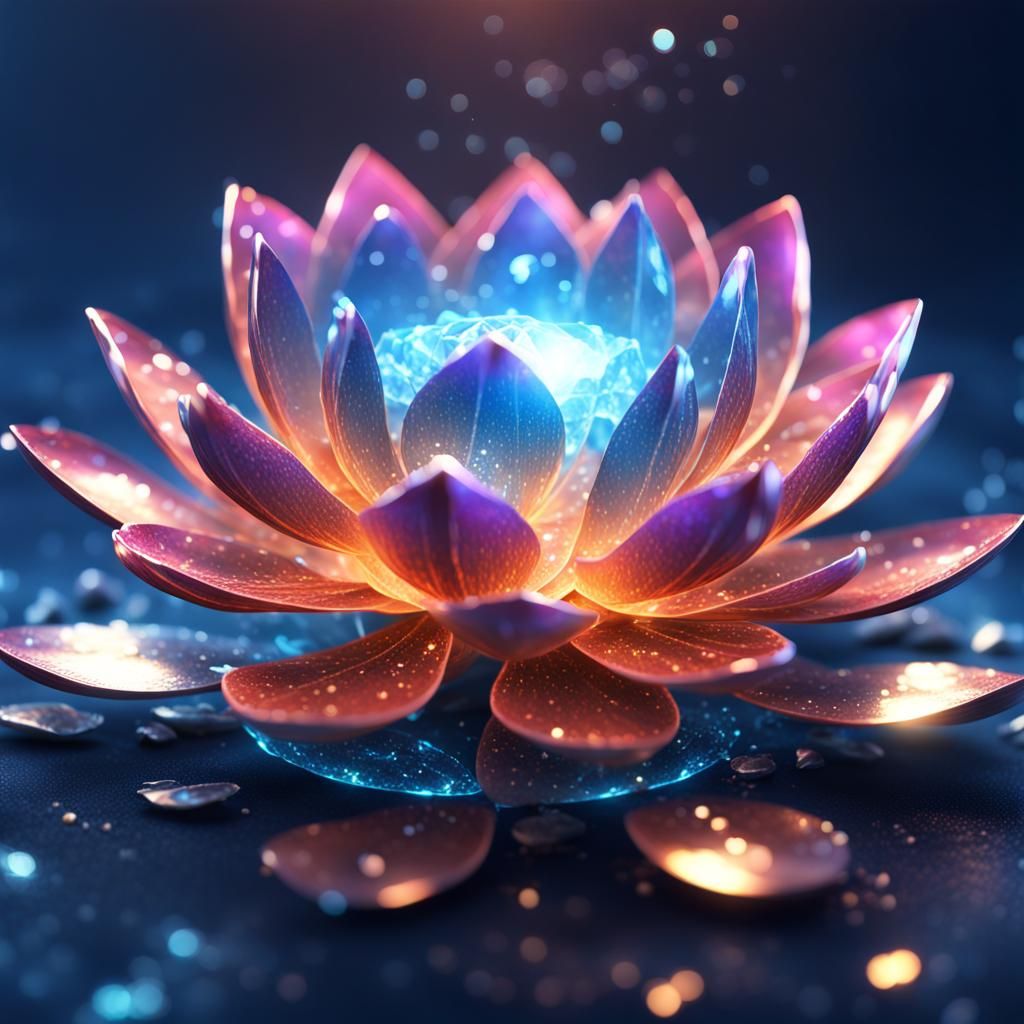 Crystal lotus