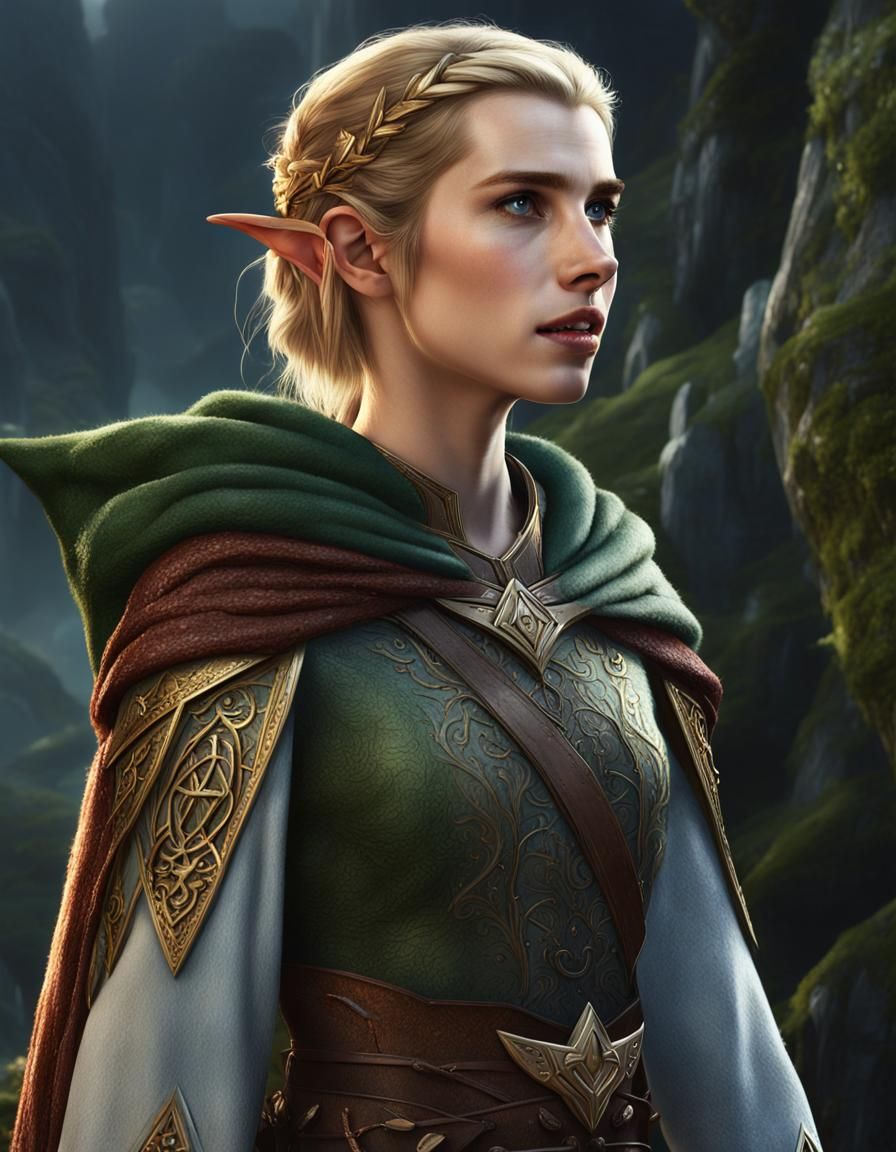 Elf Princess Concept Art in 8K Resolution