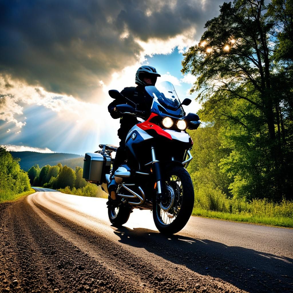BMW R1200GS Adventure Motorcycle Ride