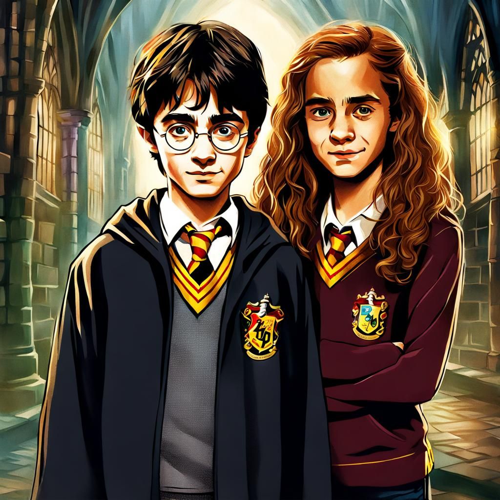 Harry and Hermione