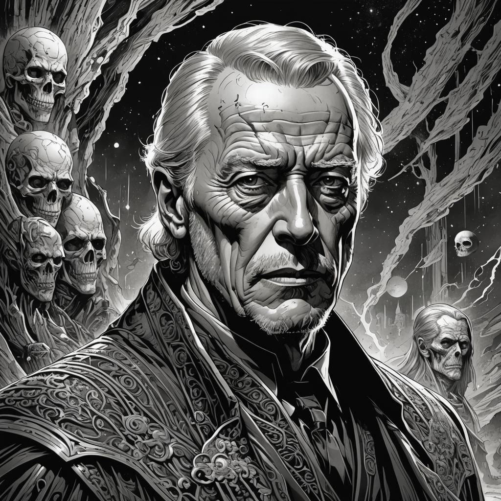 Max von Sydow Comic Book Art