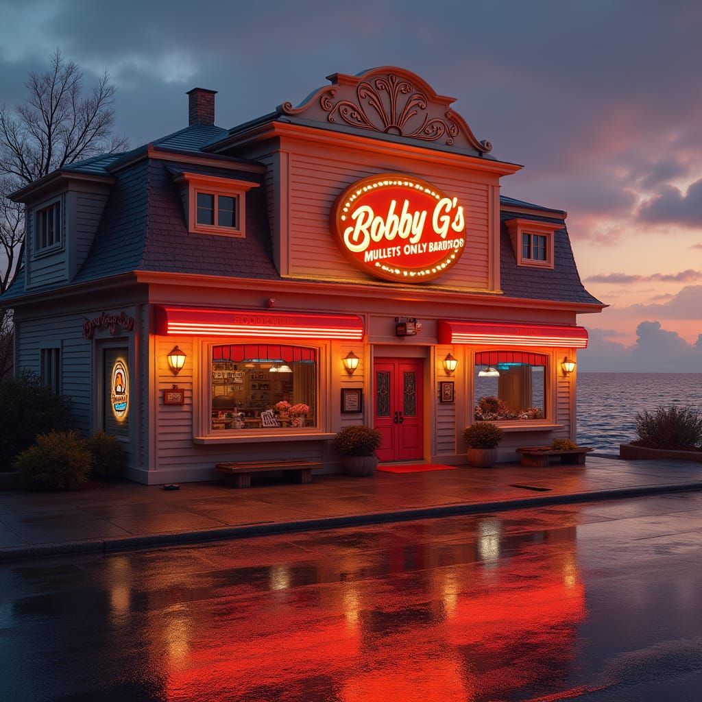 Bobby G's Barbershop and Casino: 3D Game Cinematic