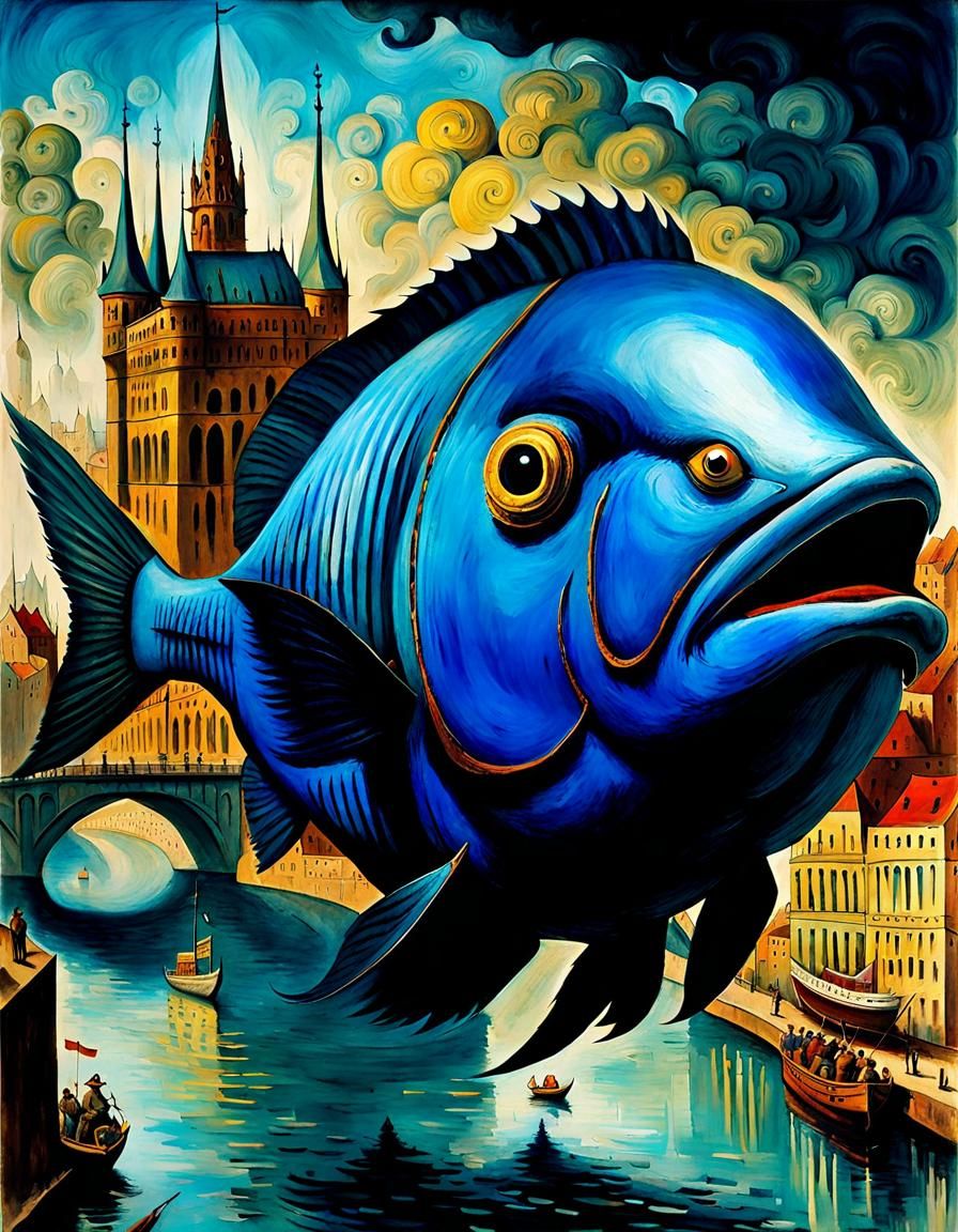 Budapest Happened blue fish