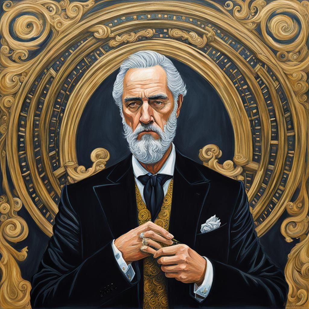 Detailed Gouache Painting: Poetic Challenge and Muse