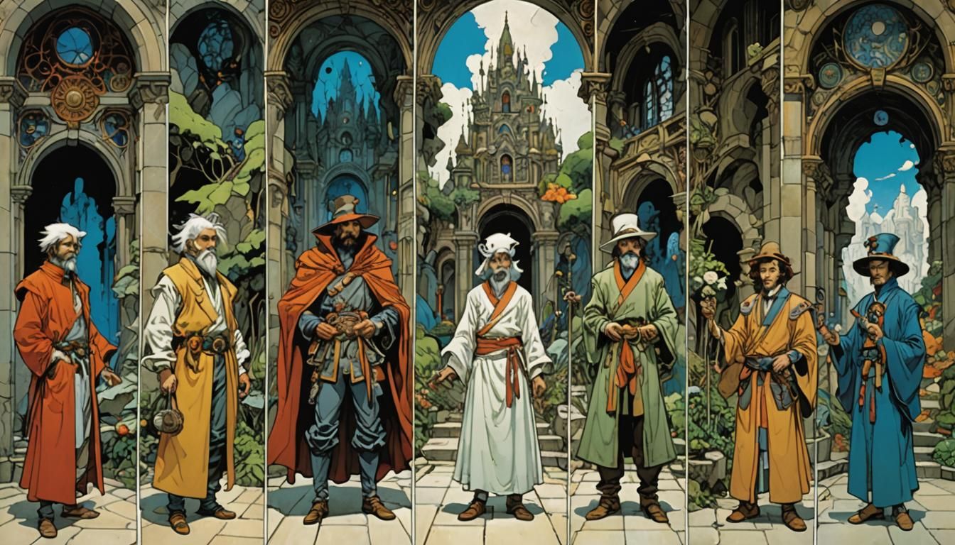 Rock Pierrot at the Glass Labyrinth: Comic Art