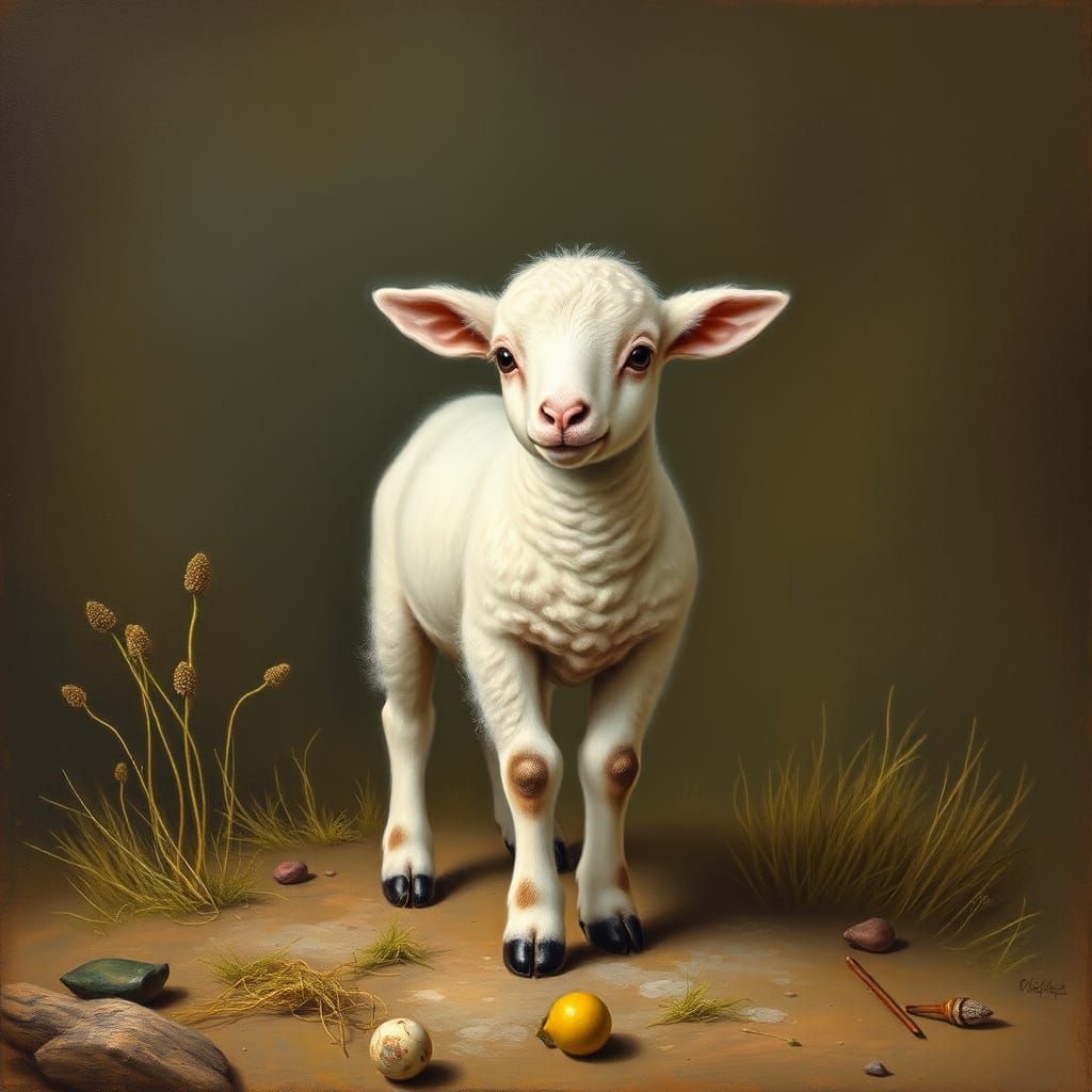 Anxious Lamb: An AI Generated Interpretation