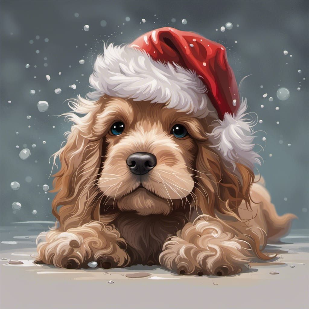 Cute Santa Dogs