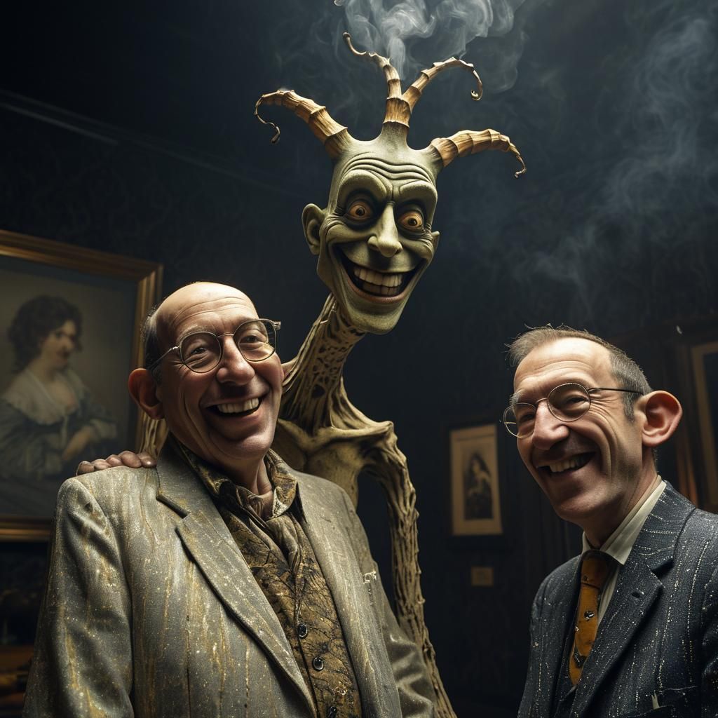 Extravagant Alien Party in Photorealistic Style