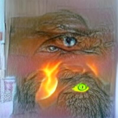 Historical Russian Man with Glowing Eyes in 8K 3D