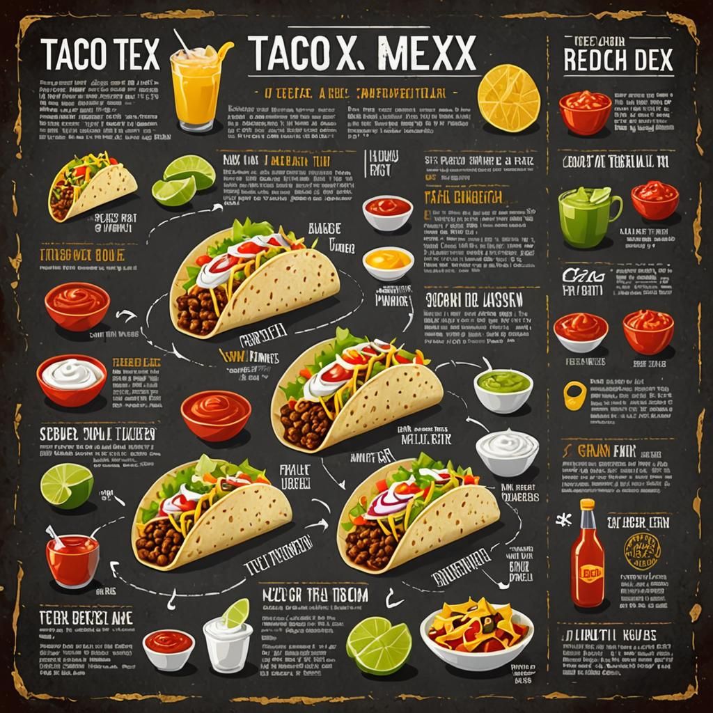 Tex-Mex Taco Preparation: An Infographic Guide