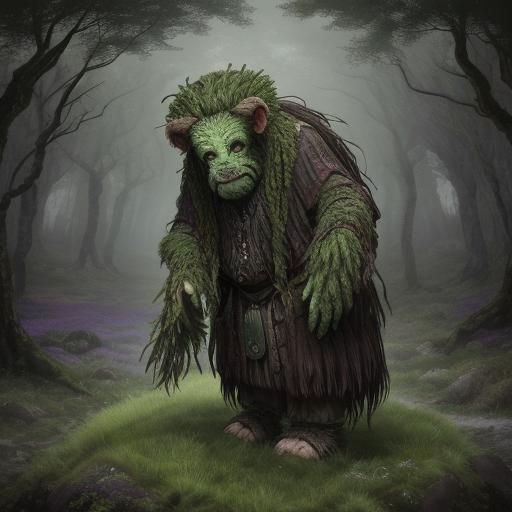 Ghillie Dhu, Guardian Spirit of the Forest