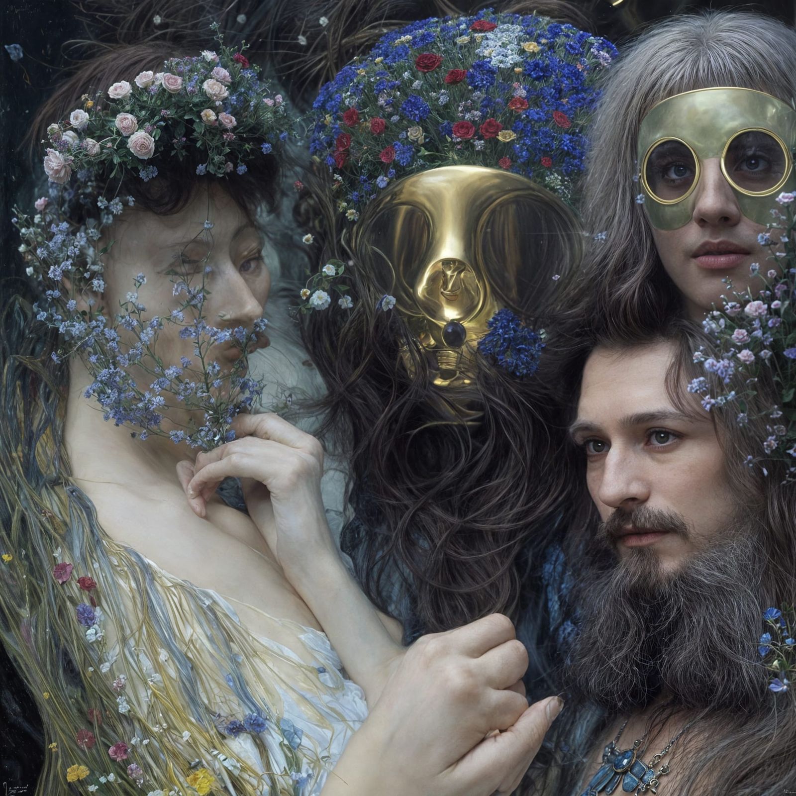 Zero Sum Game in Striking Hyperreal Painting