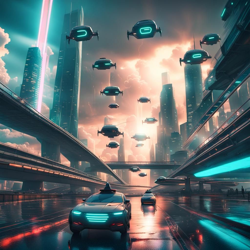 Busy City - Air traffic rather high today