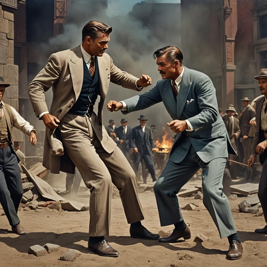 Epic Tuxedo Encounters: A Fantastical Clash of Two Hollywood...