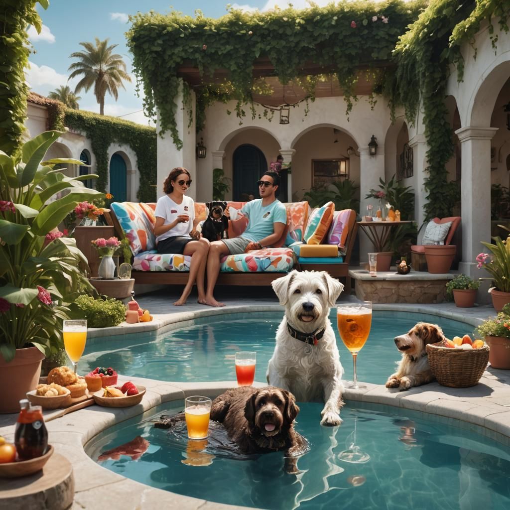 Bishon Frises Living the High Life