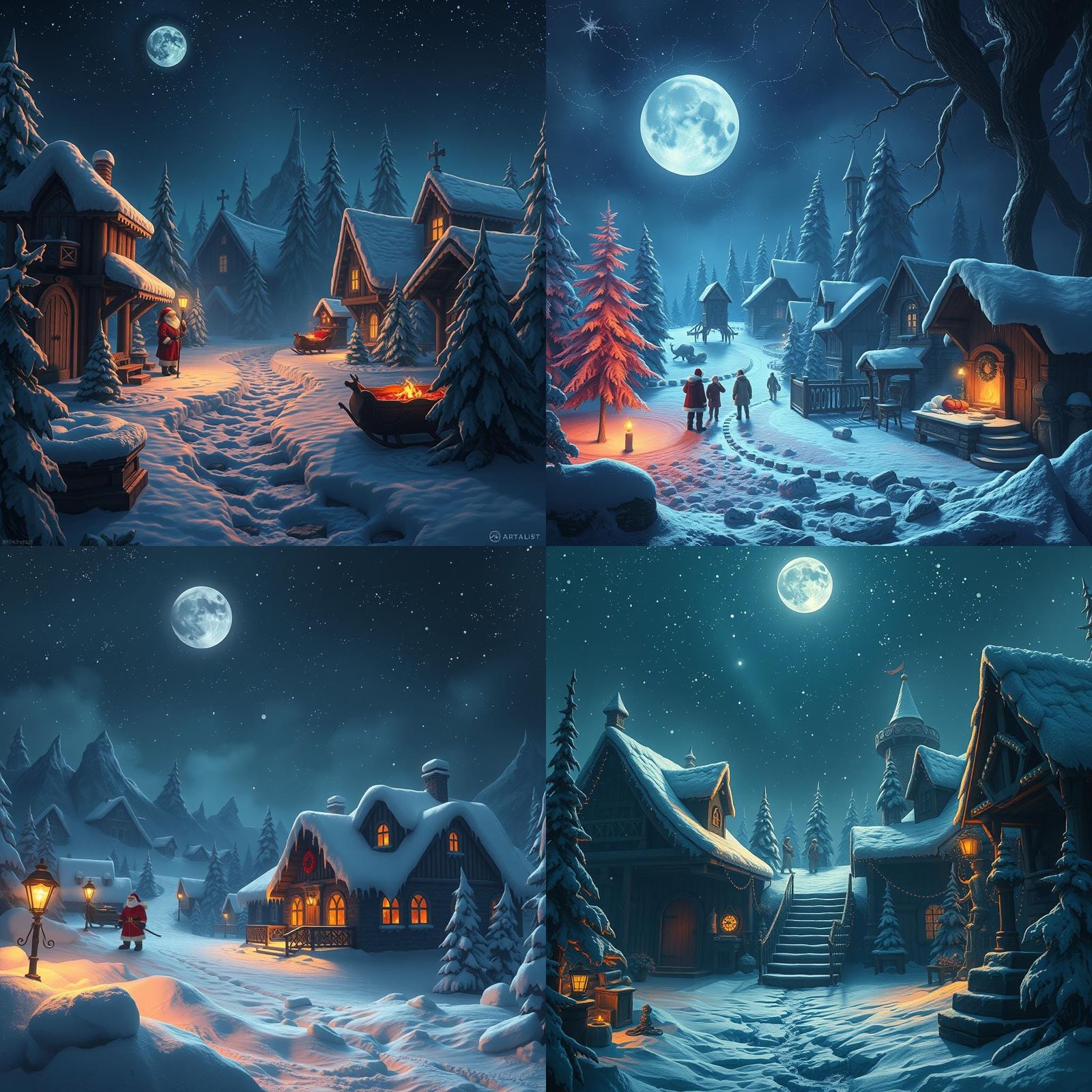 Horrors of Santa's Forgotten Workshop: Detailed Matte Painti...