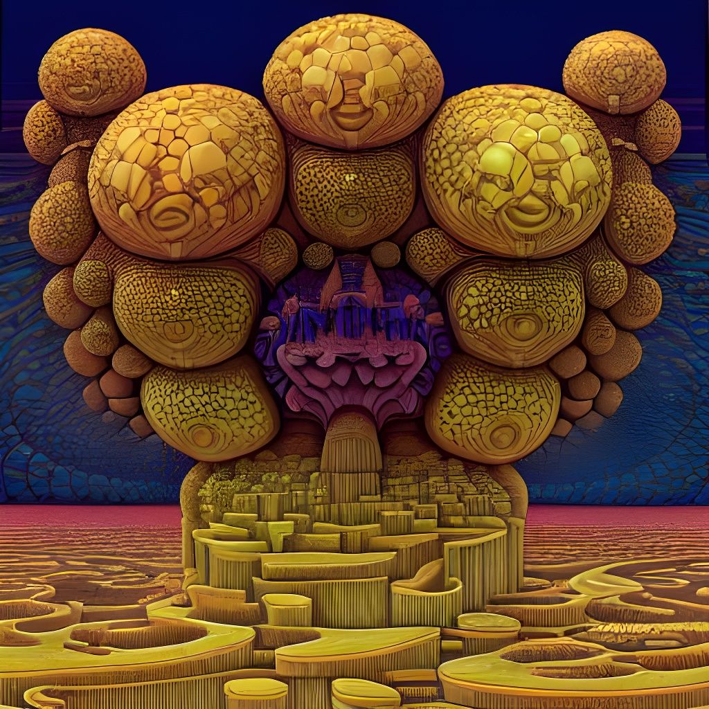 Fractal Bismuth Mandelbulb: A Surreal Vision