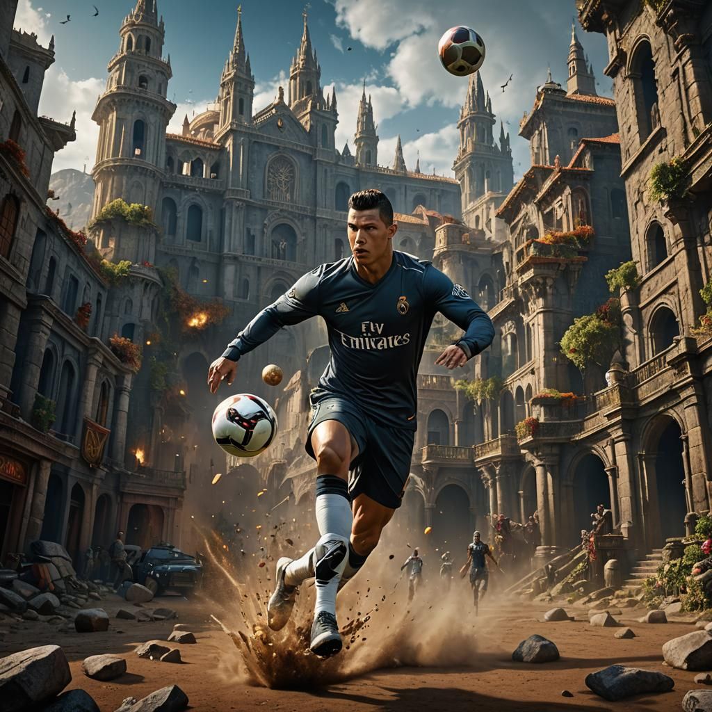 Cristiano Ronaldo: Detailed Matte Painting in Unreal Engine