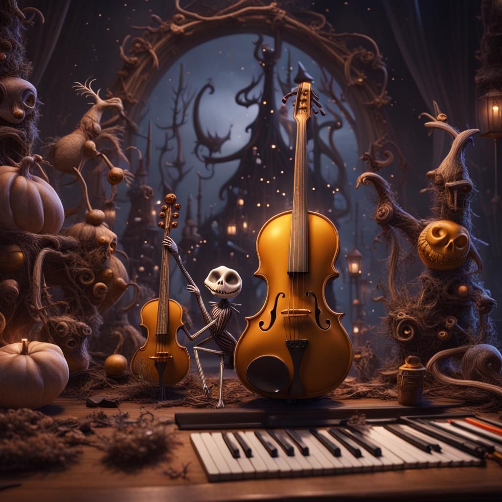 Nightmare Before Christmas: Magical Music Instruments