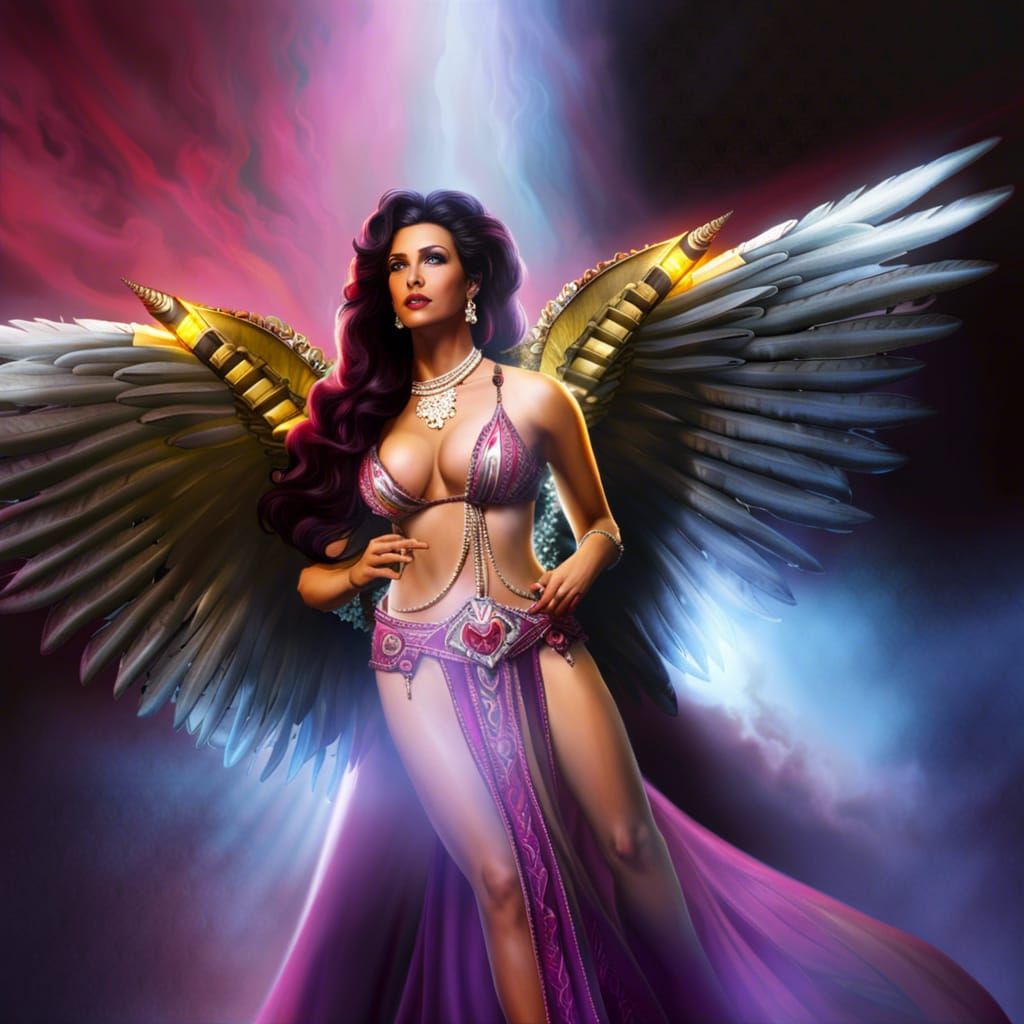 Funky Angel of Death Emerges from Fae Portal