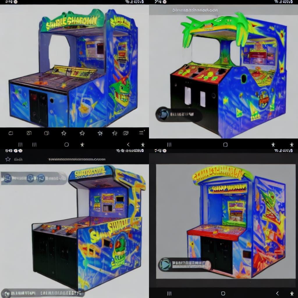 Shark Stomper Ticket Redemption Arcade Machine