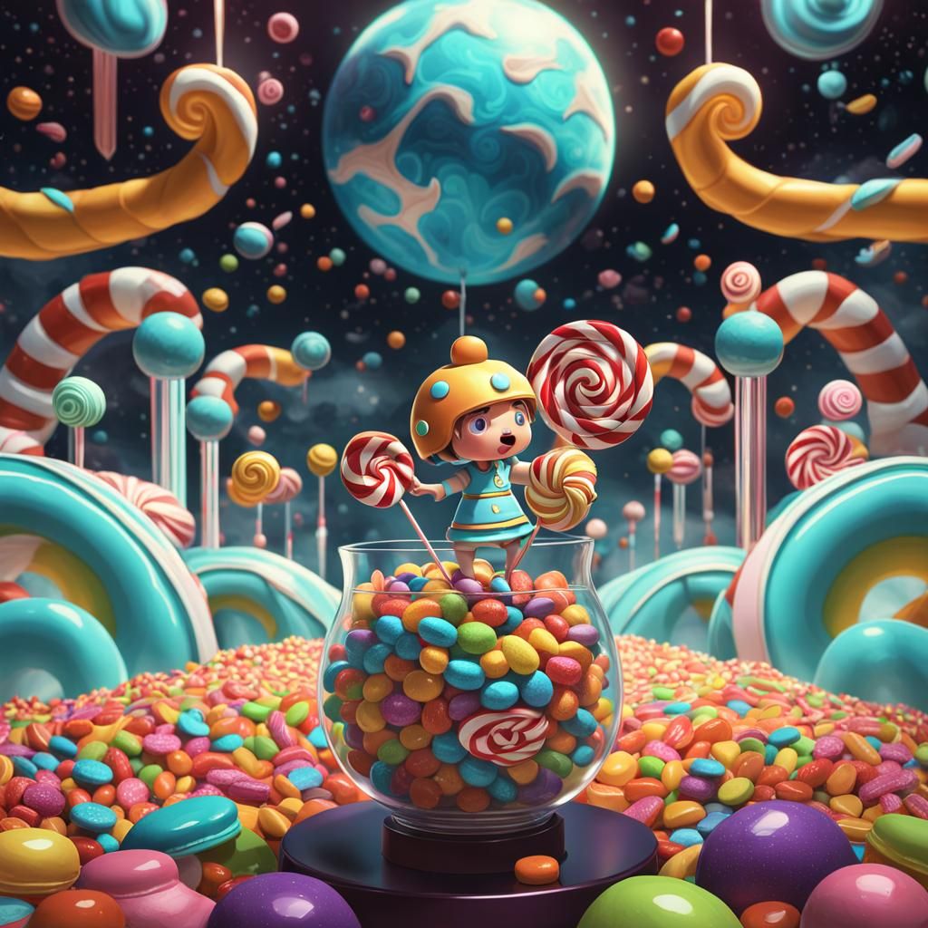 Candy Art Sci-Fi Scene: I Have No Mouth