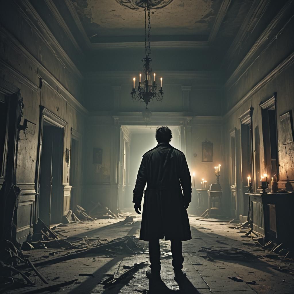 Eerie Ghost Hunter in Abandoned Asylum