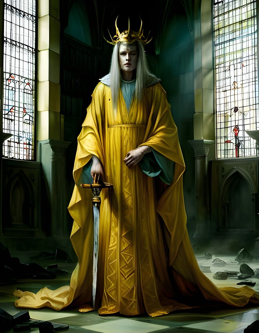 King in Yellow with Eldritch Crown