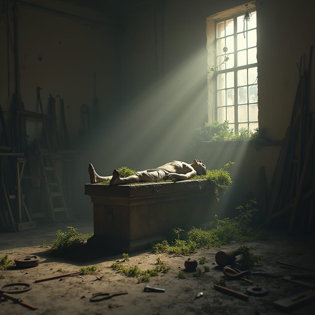 Death of The Creator: Eerie Workshop Scene