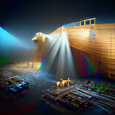 Hyperrealistic Noah's Ark in 8k Resolution