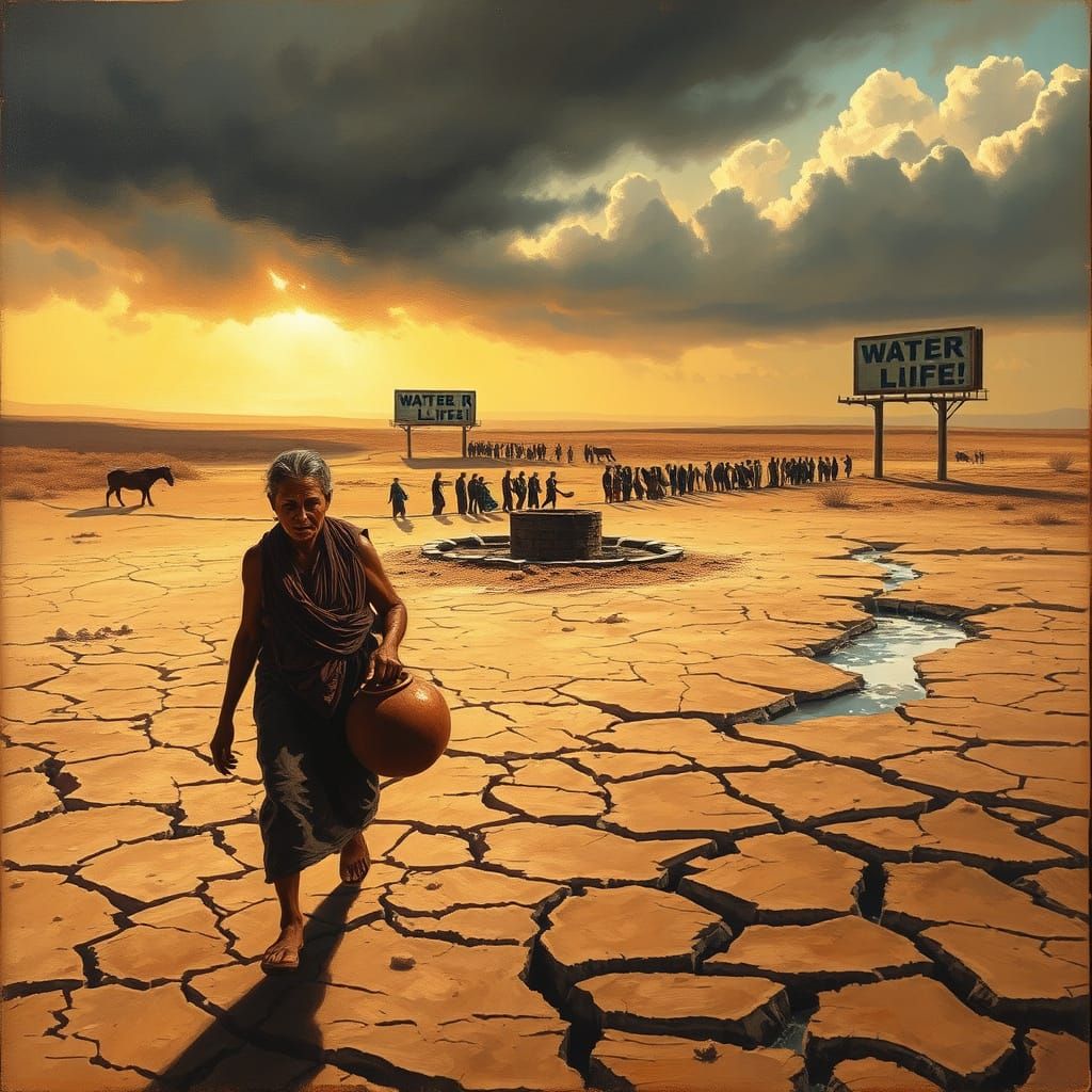 A Desperate Journey in a World Without Water