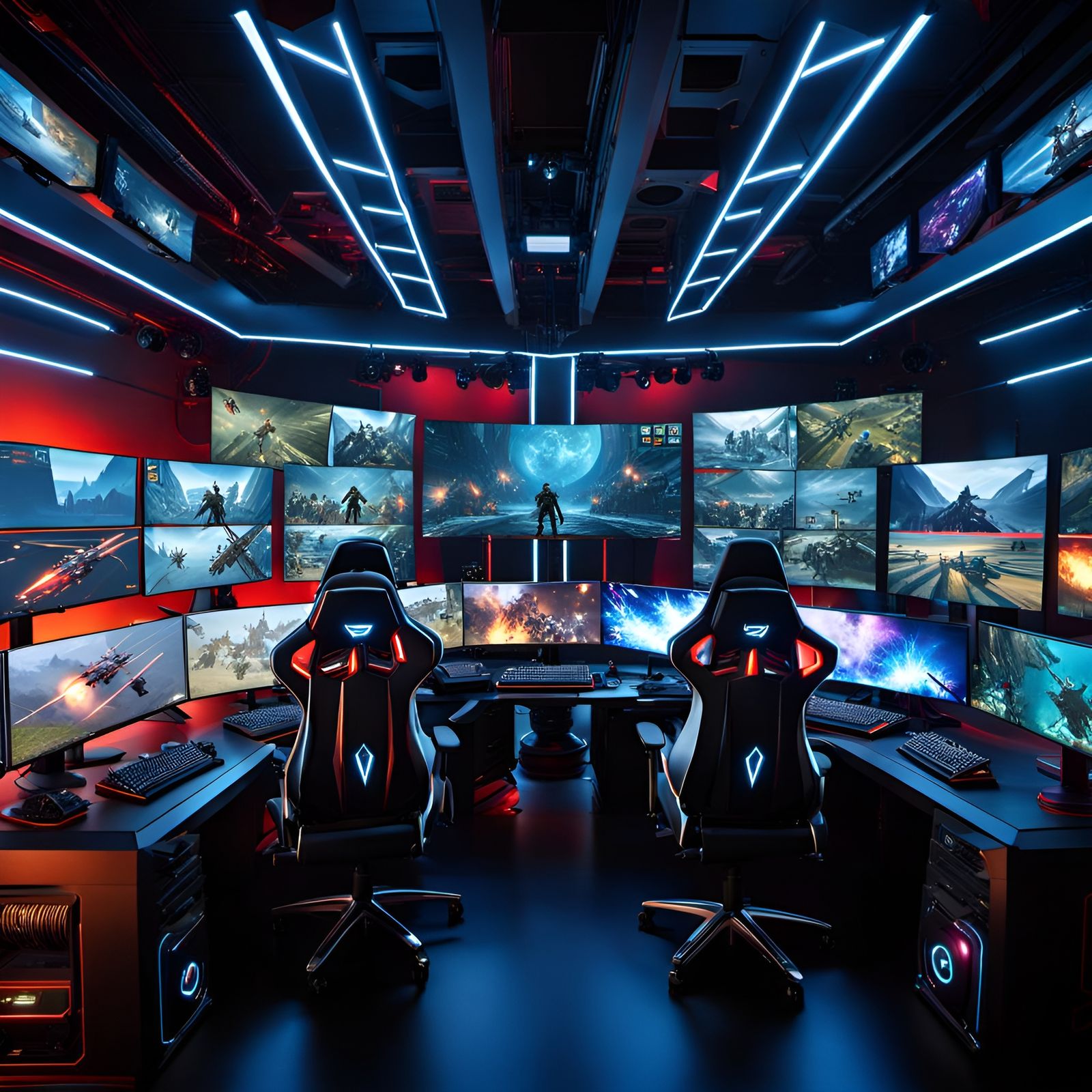Immersive Gaming Setups with High-Resolution Battle Scenes