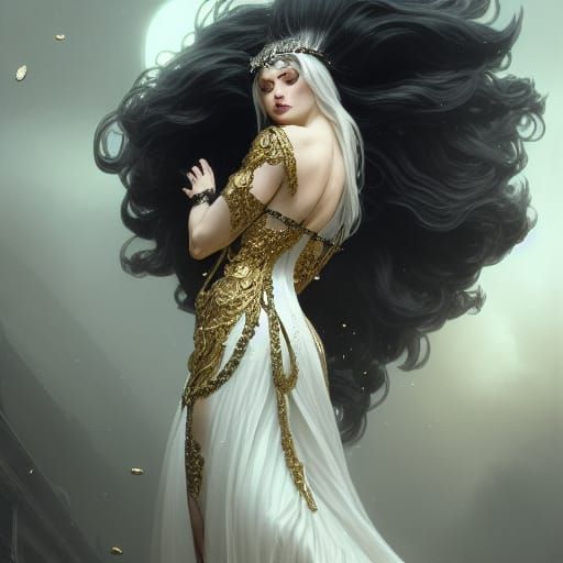 Goddess Escapes Wedding in Hyperdetailed Art