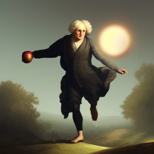 Newtonian Anti-Gravity Powers: Hyperdetailed Concept Art