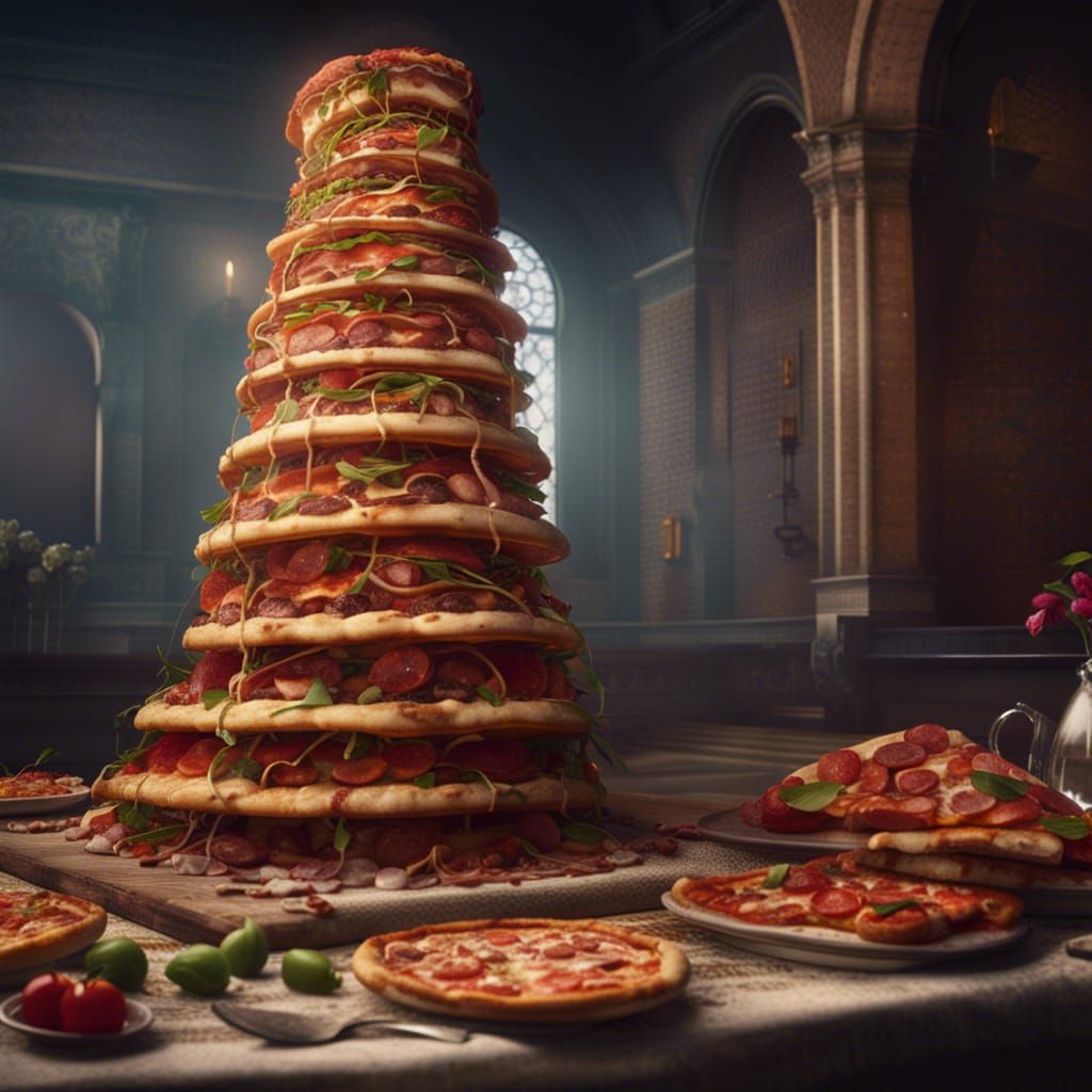 Leaning Tower of Pisa Wedding Cake