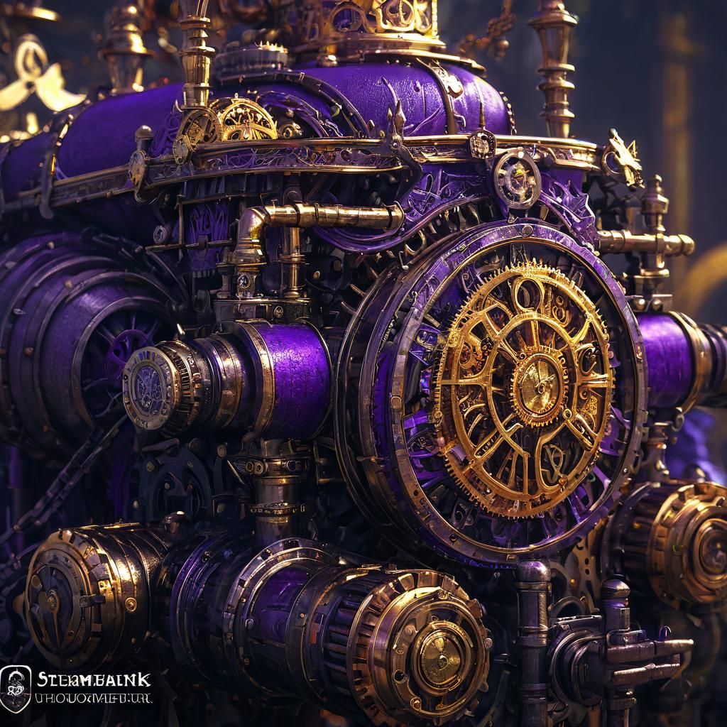 Steampunk Royalty in Dark Fantasy Style