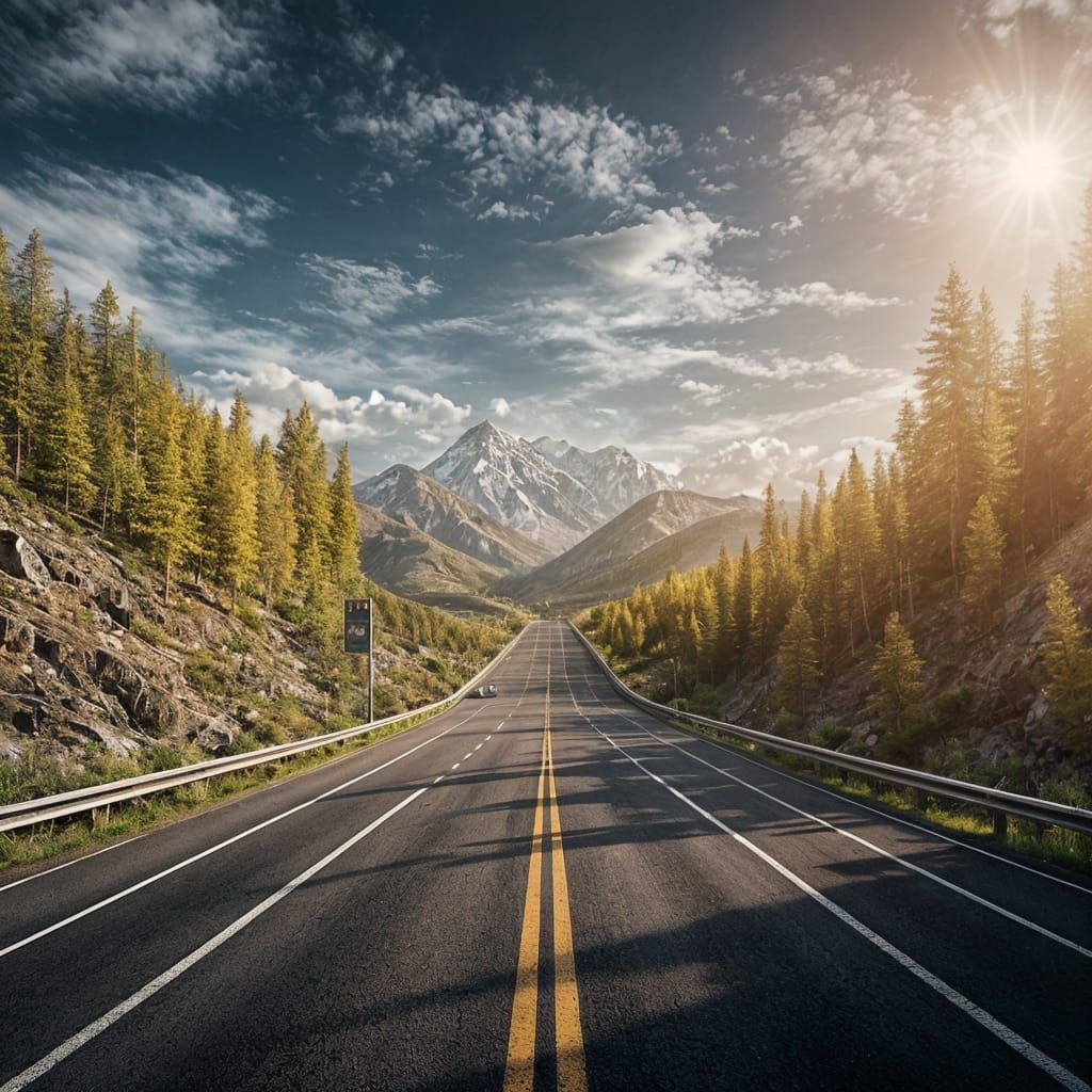 Highway to Heaven: Epic Digital Matte Painting