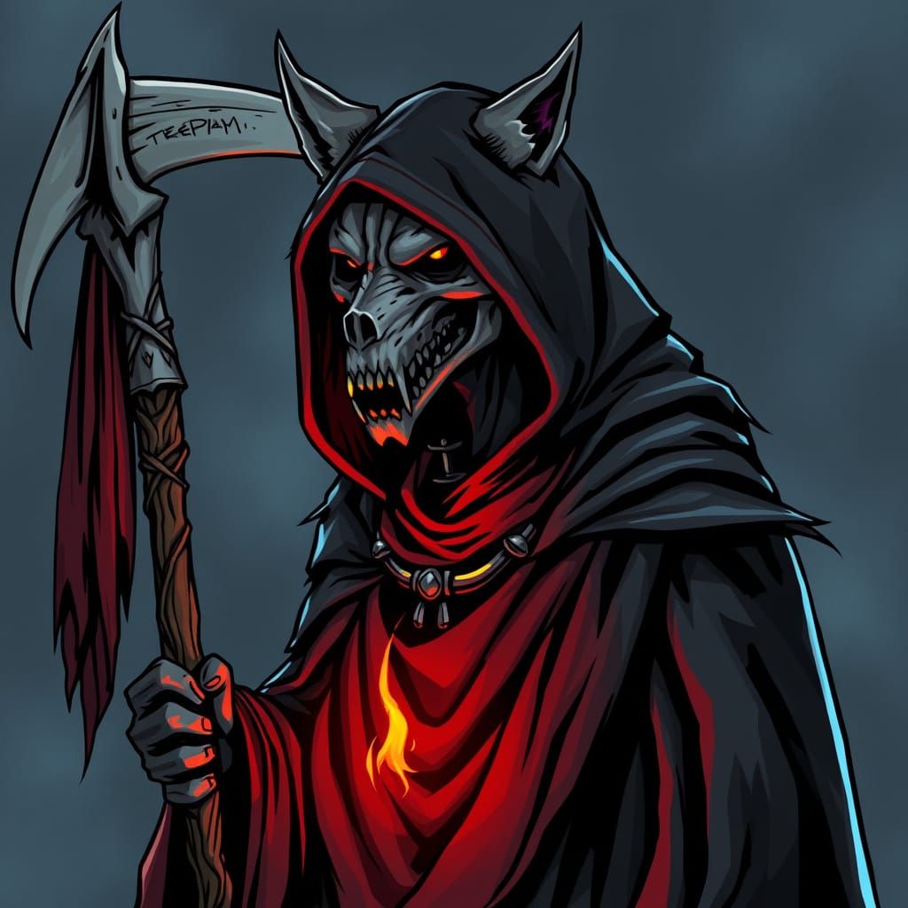 The Grim Reaper as a Wolf
