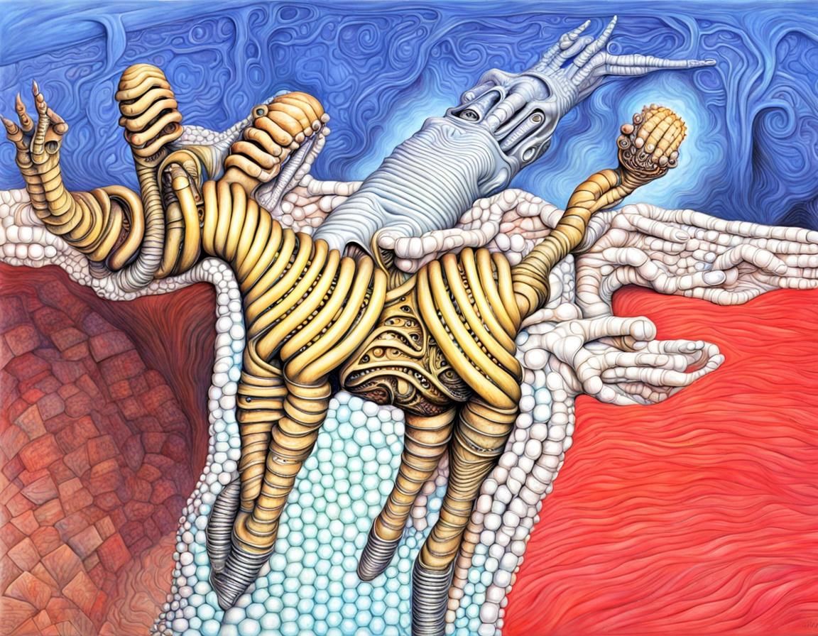 Biopunk Hyperrealism Inspired by Giger