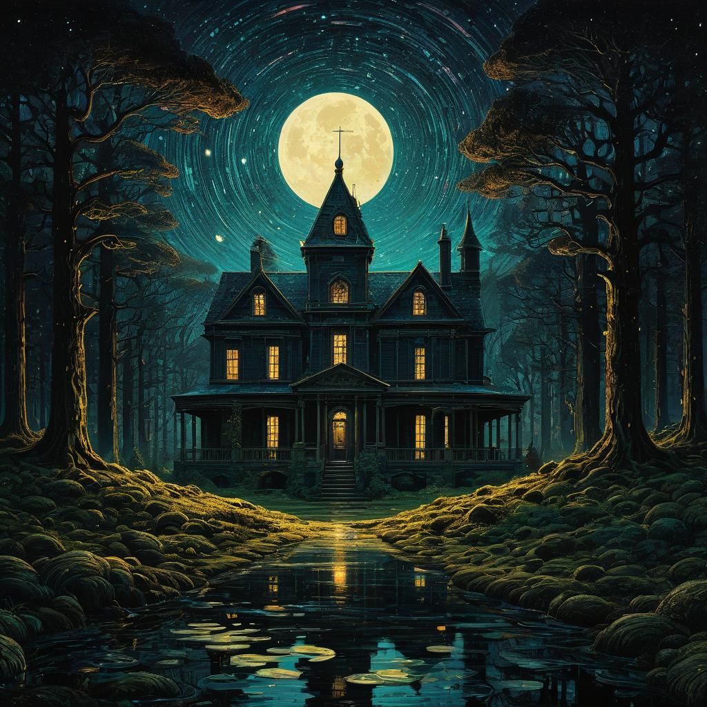 Dreamscape in Dark Academia Aesthetic