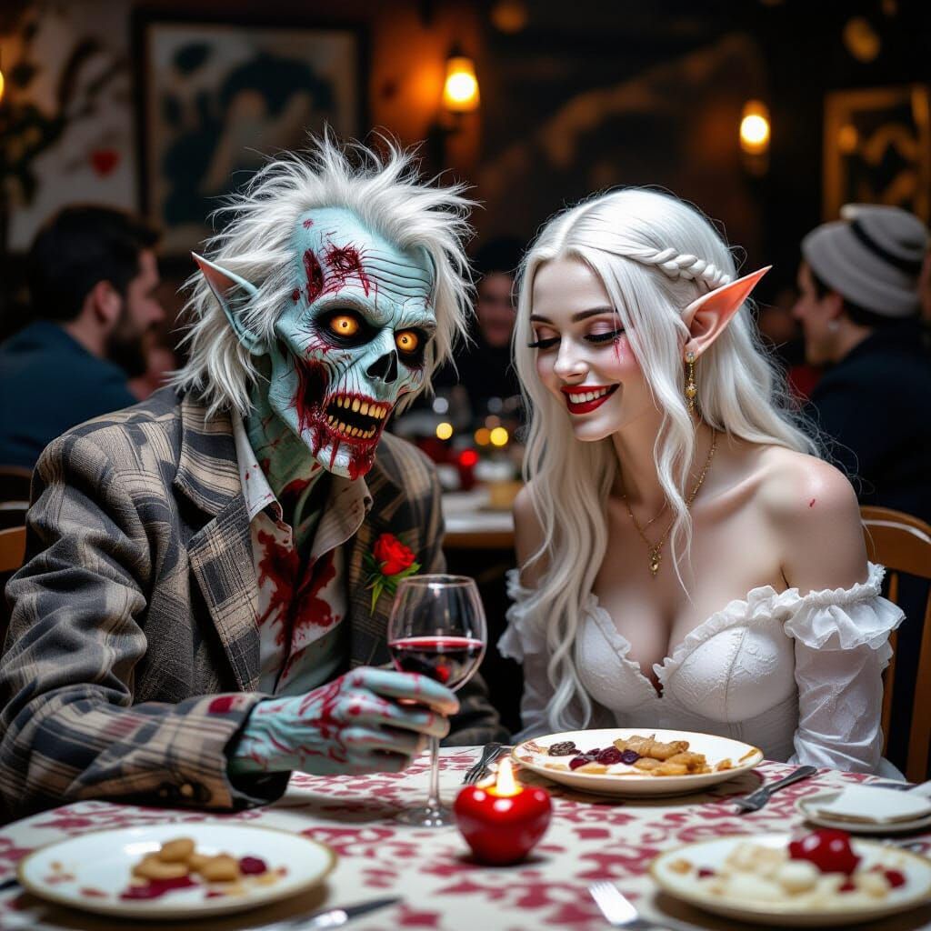 Zombie's Valentine's Day Dinner Proposal