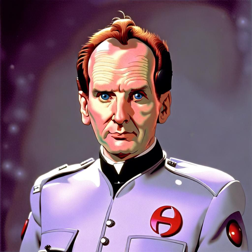 Arnold J Rimmer from Red Dwarf Digital Rendering