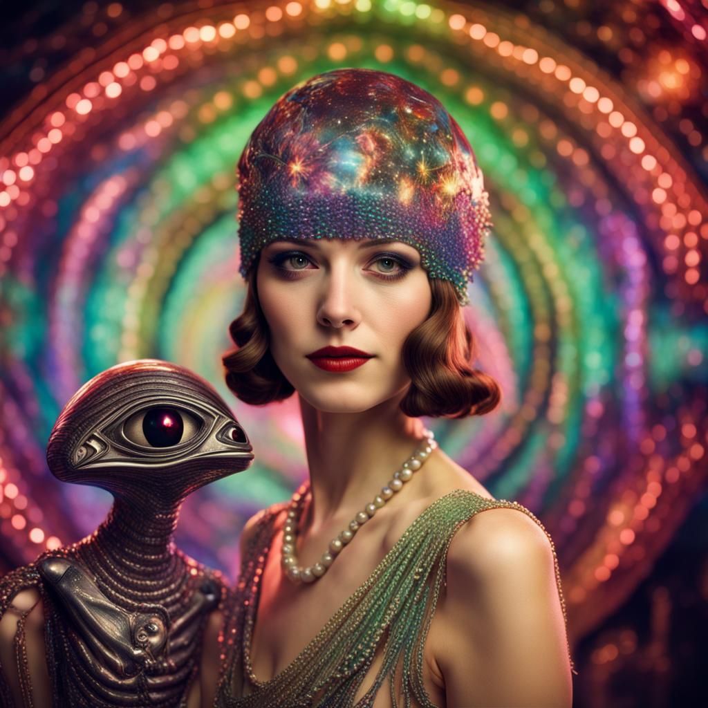 Flapper Girl and her Alien