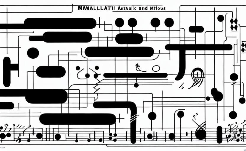 Complex Graphic Music Notation in Art Brut Style