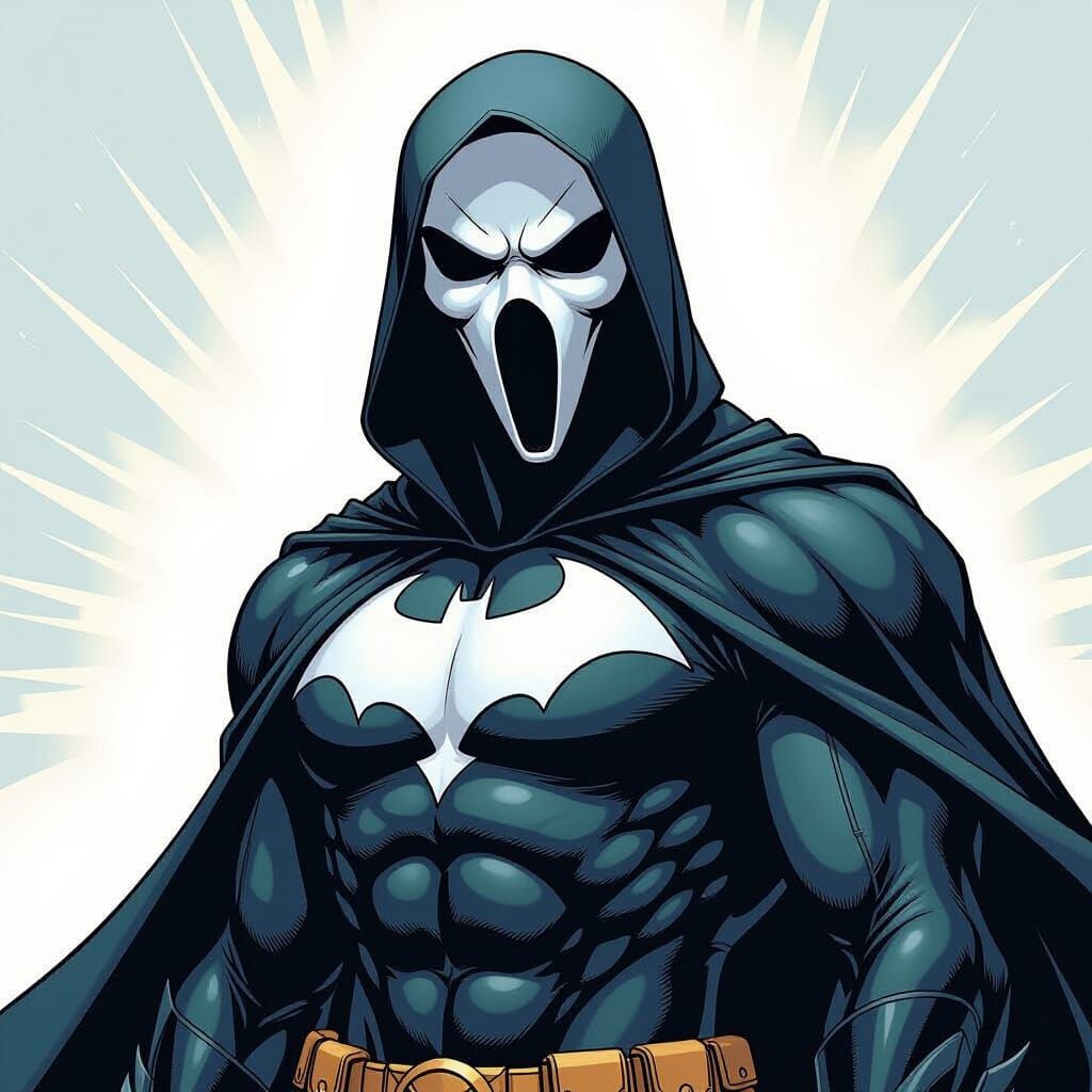 Ghostface as Comic Book Superhero